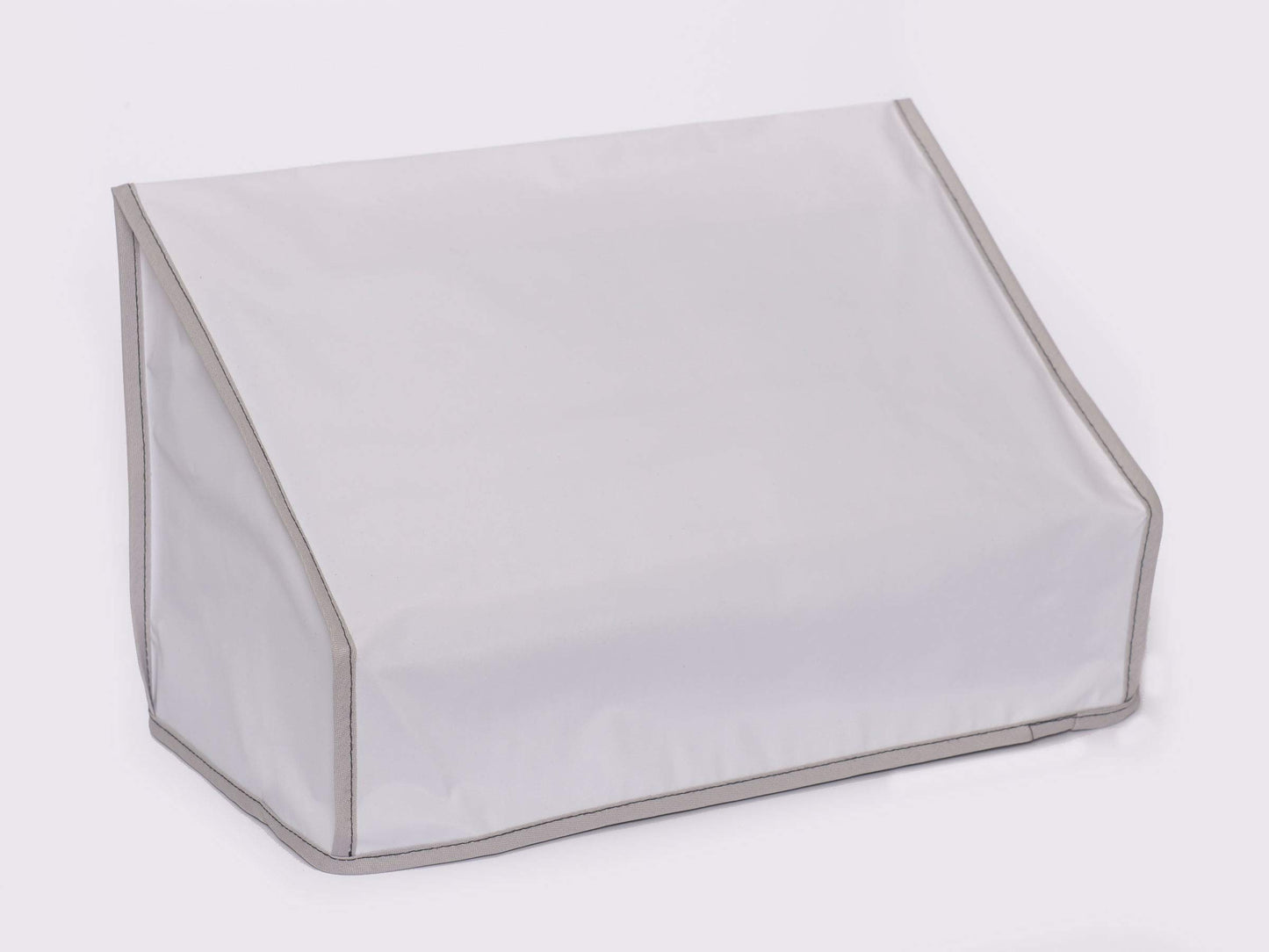 The Perfect Dust Cover, White Vinyl Cover for Brother ImageCenter ADS-2700W Wireless High-Speed Document Scanner, Anti Static Waterproof, Dimensions 11.8''W x 5.7''D x 7''H by The Perfect Dust Cover