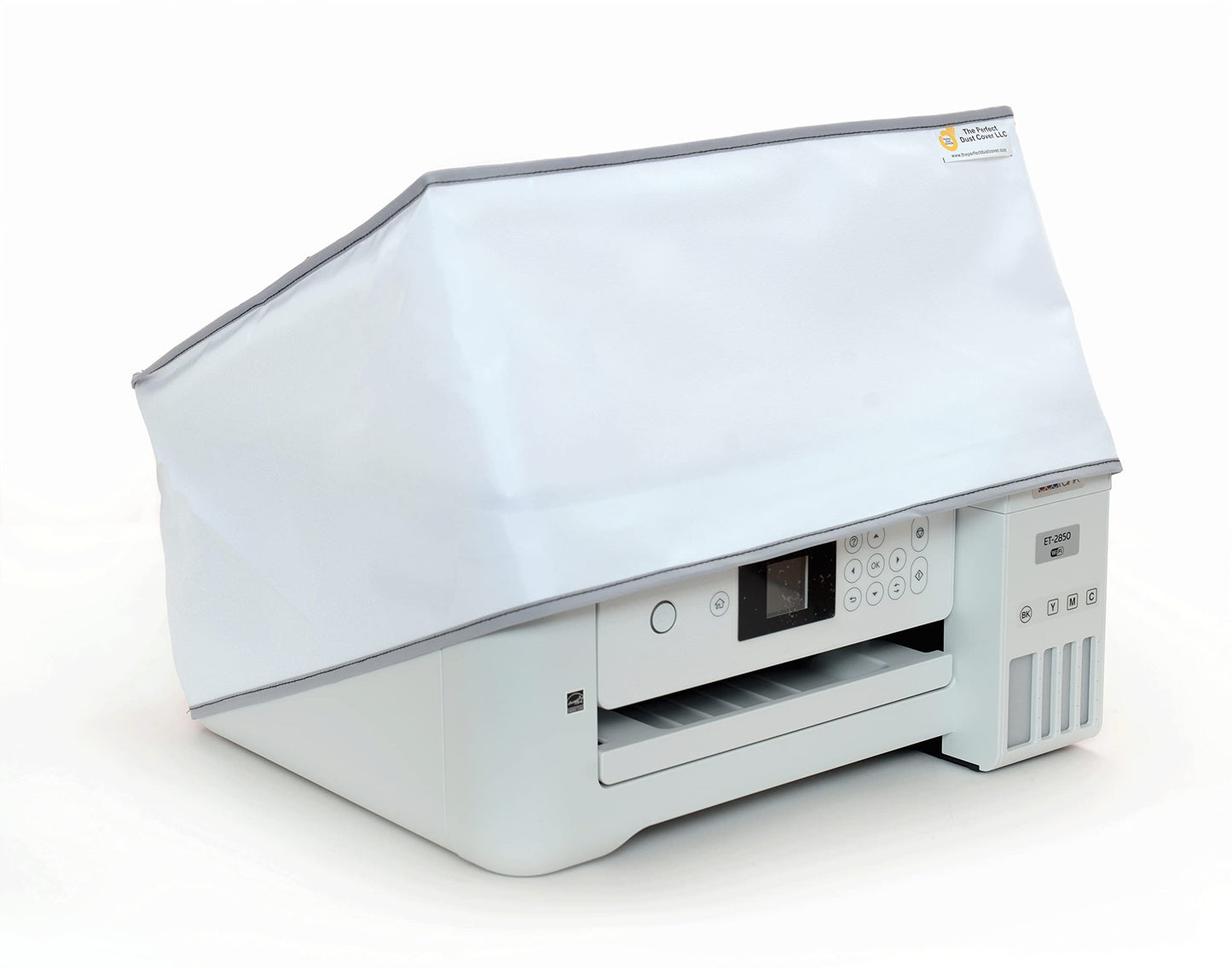 The Perfect Dust Cover, White Nylon Cover Compatible with Epson EcoTank-Pro ET-5170 All-in-One Supertank Printer, Anti Static and Waterproof Dust Cover by The Perfect Dust Cover