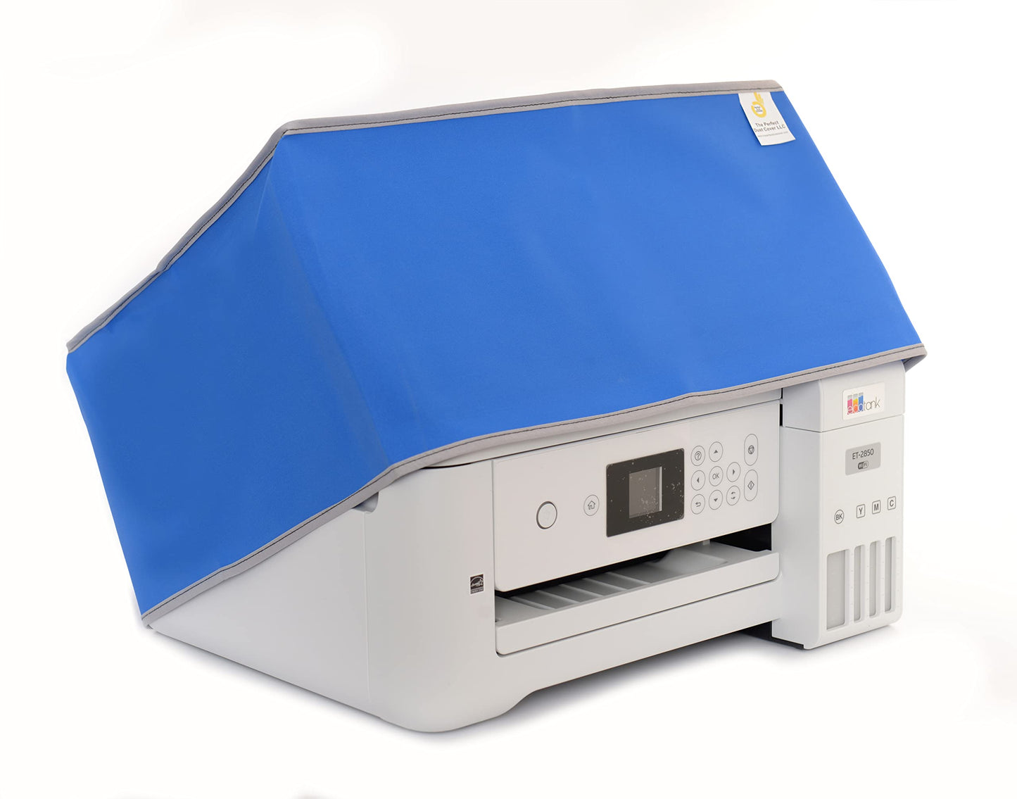 The Perfect Dust Cover, Royal Blue Nylon Cover Compatible with Epson EcoTank ET-3843 All-in-One Supertank Printer, Anti Static and Waterproof Dust Cover by The Perfect Dust Cover LLC