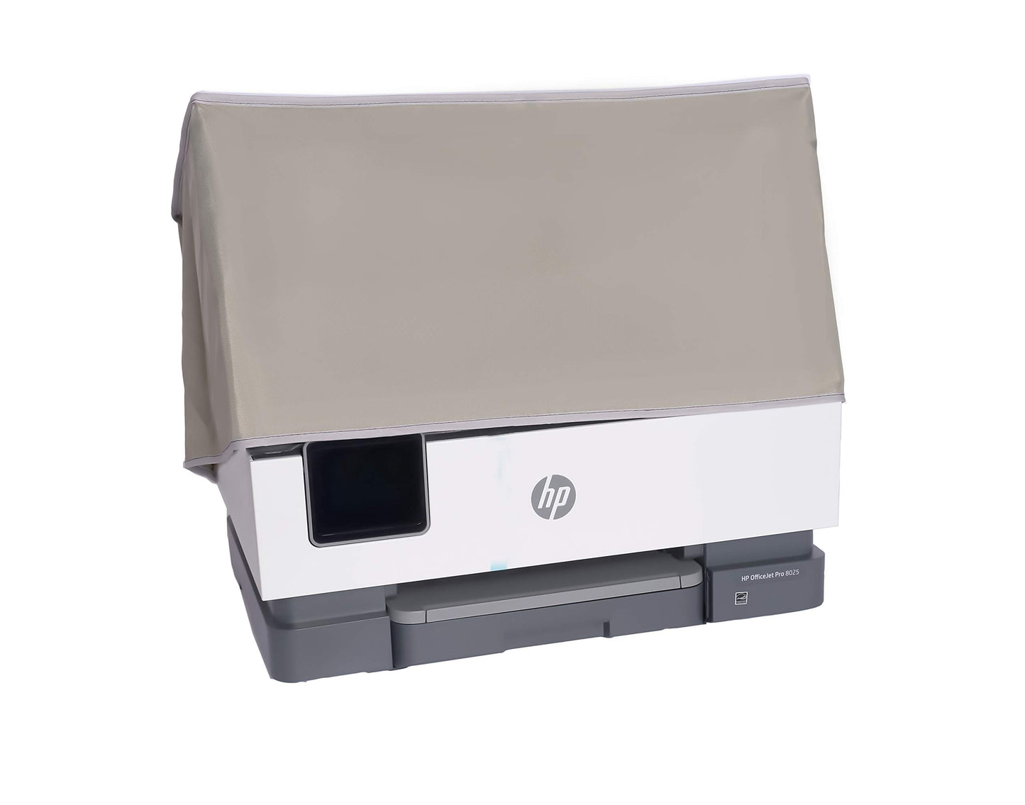 The Perfect Dust Cover, Silver Gray Nylon Cover for HP OfficeJet Pro 8022 All-in-One Wireless Printer, Anti Static Waterproof Cover, Dimensions 18.2''W x 13.4''D x 9.2''H by The Perfect Dust Cover LLC