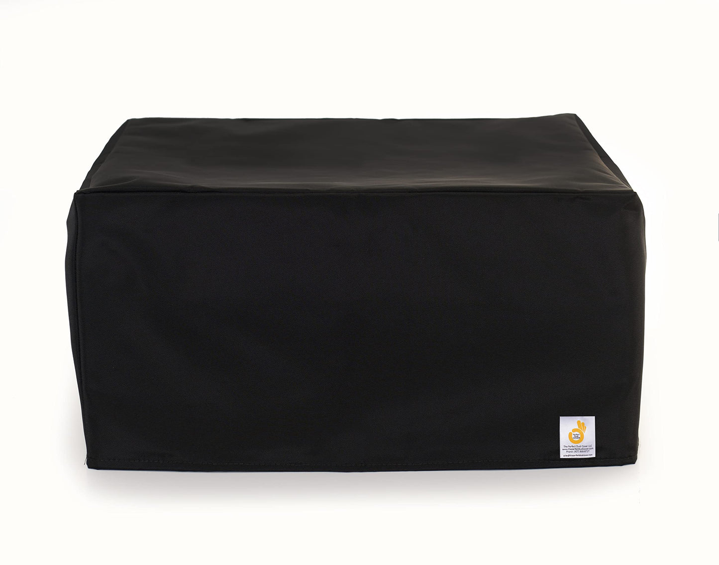 Perfect Dust Cover, Black Nylon Cover Compatible with Thunder Laser Nova Plus 35, Anti Static, Double Stitched and Waterproof Laser Engraver Machine Dust Cover Dimensions 60" W x 45.5" D x 44" H by Perfect Dust Cover LLC