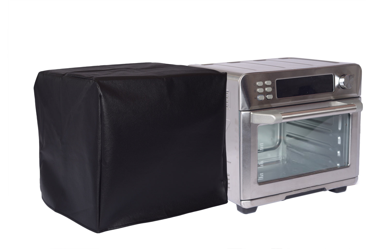 Perfect Dust Cover, Black Vinyl PADDED Dust Cover Compatible with Cosori 26-Quart Ceramic Air Fryer Oven Model CCO-R251-SUS, PADDED for added protection against falls and kicks. Anti Static, Double Stitched and Waterproof Air Fryer Dust Cover