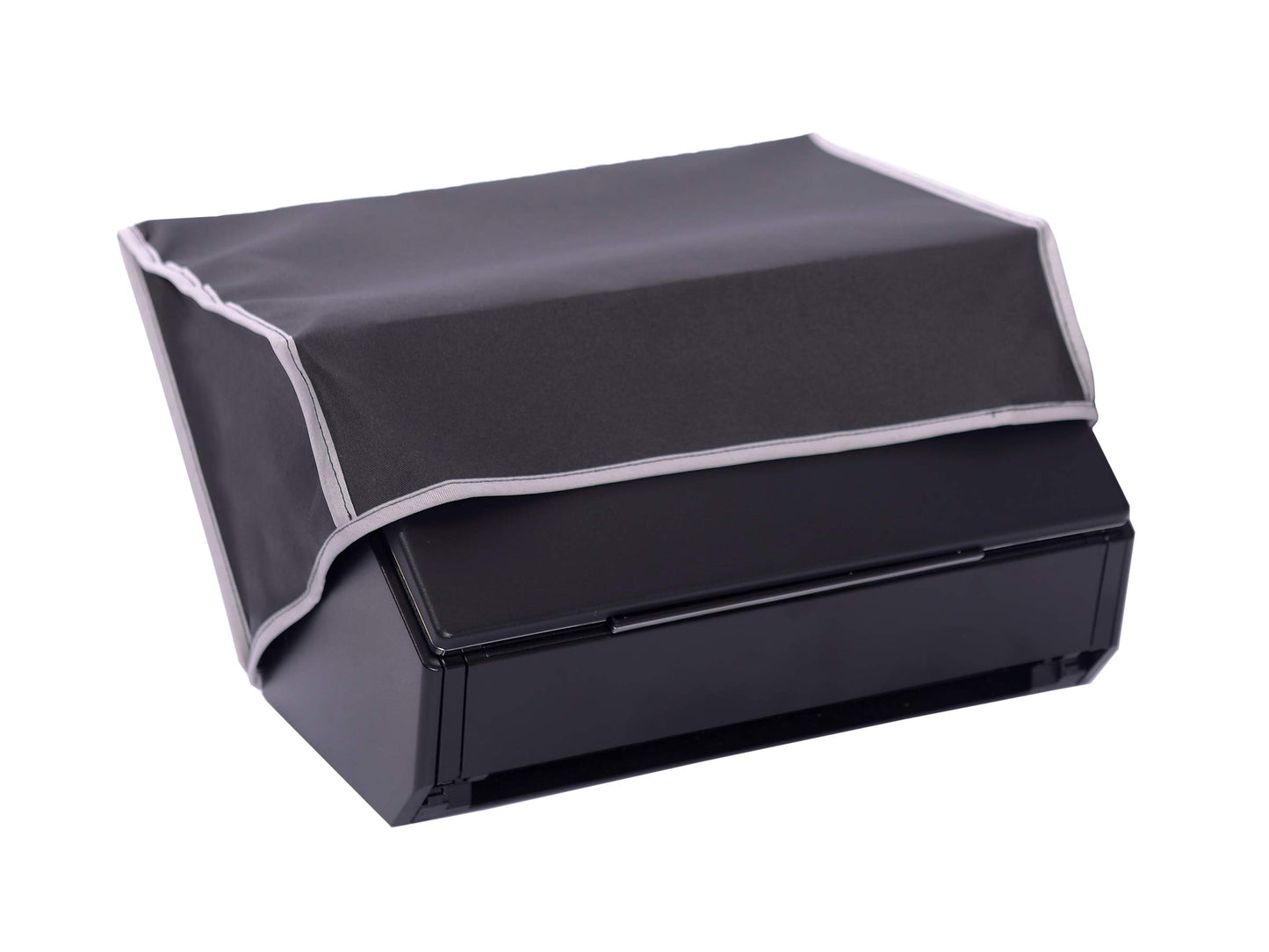 Perfect dust Cover, Black Nylon Scanner Dust Cover Compatible with Epson WorkForce ES-590W Wireless Desktop Color Duplex Document Scanner, Anti Static, Double Stitched and Waterproof Scanner Dust Cover by Perfect Dust Cover LLC