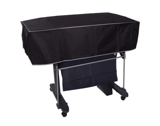 The Perfect Dust Cover, Black Nylon SHORT Cover Compatible with Canon imagePROGRAF TM-340 MFP Lm36 Large-Format Printer WITH STAND, Anti Static, Double Stitched and Waterproof Dust Cover Dimensions 50.6''W x 29.8'D x 21''H by The Perfect Dust Cover LLC