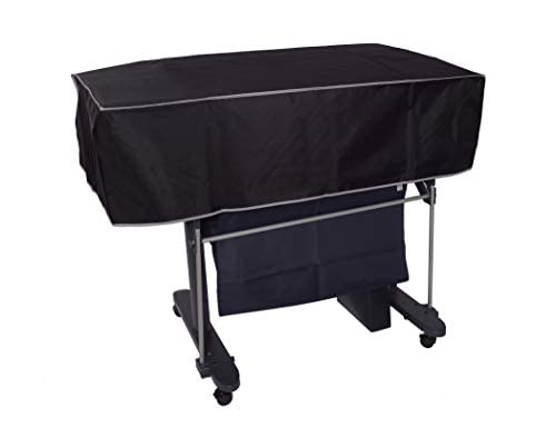 The Perfect Dust Cover LLC Perfect Dust Cover, Black Nylon SHORT Compatible HP DesignJet T630 HP DesignJet T650 Wireless Plotter 36-IN Printers, Anti Static Waterproof Cover by Perfect Dust Cover