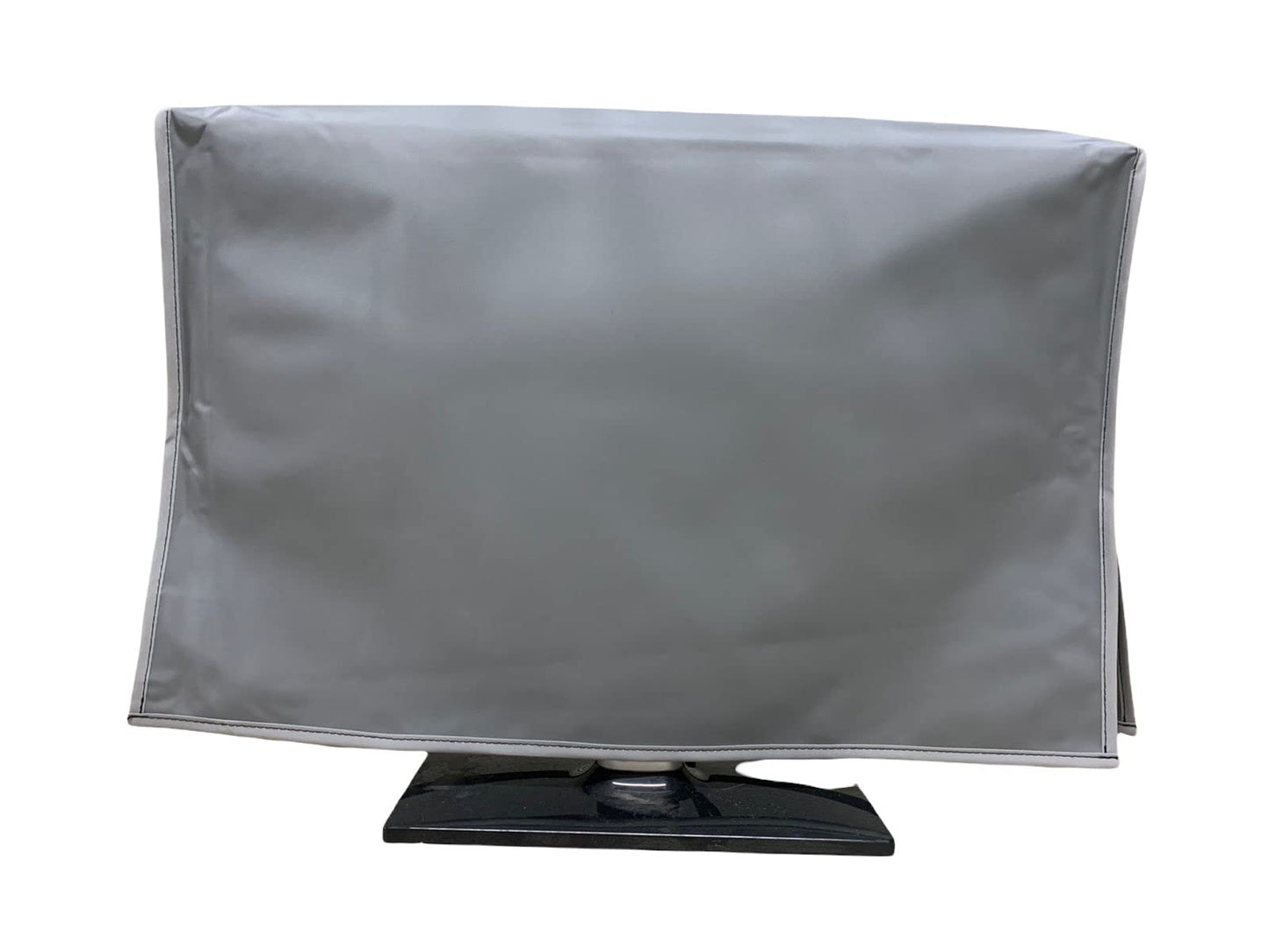 The Perfect Dust Cover, Silver Gray Nylon Cover Compatible with 24-inch LED/LCD Monitors, Anti Static and Waterproof Monitor Dust Cover Dimensions 23''W x 3''D x 16''H by The Perfect Dust Cover