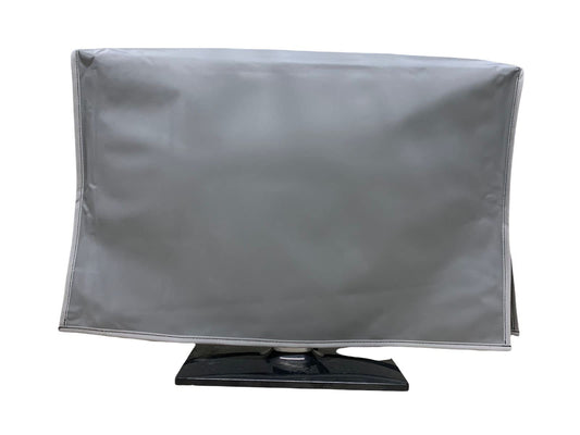 The Perfect Dust Cover, Silver Gray Nylon Cover Compatible with 24-inch LED/LCD Monitors, Anti Static and Waterproof Monitor Dust Cover Dimensions 23''W x 3''D x 16''H by The Perfect Dust Cover