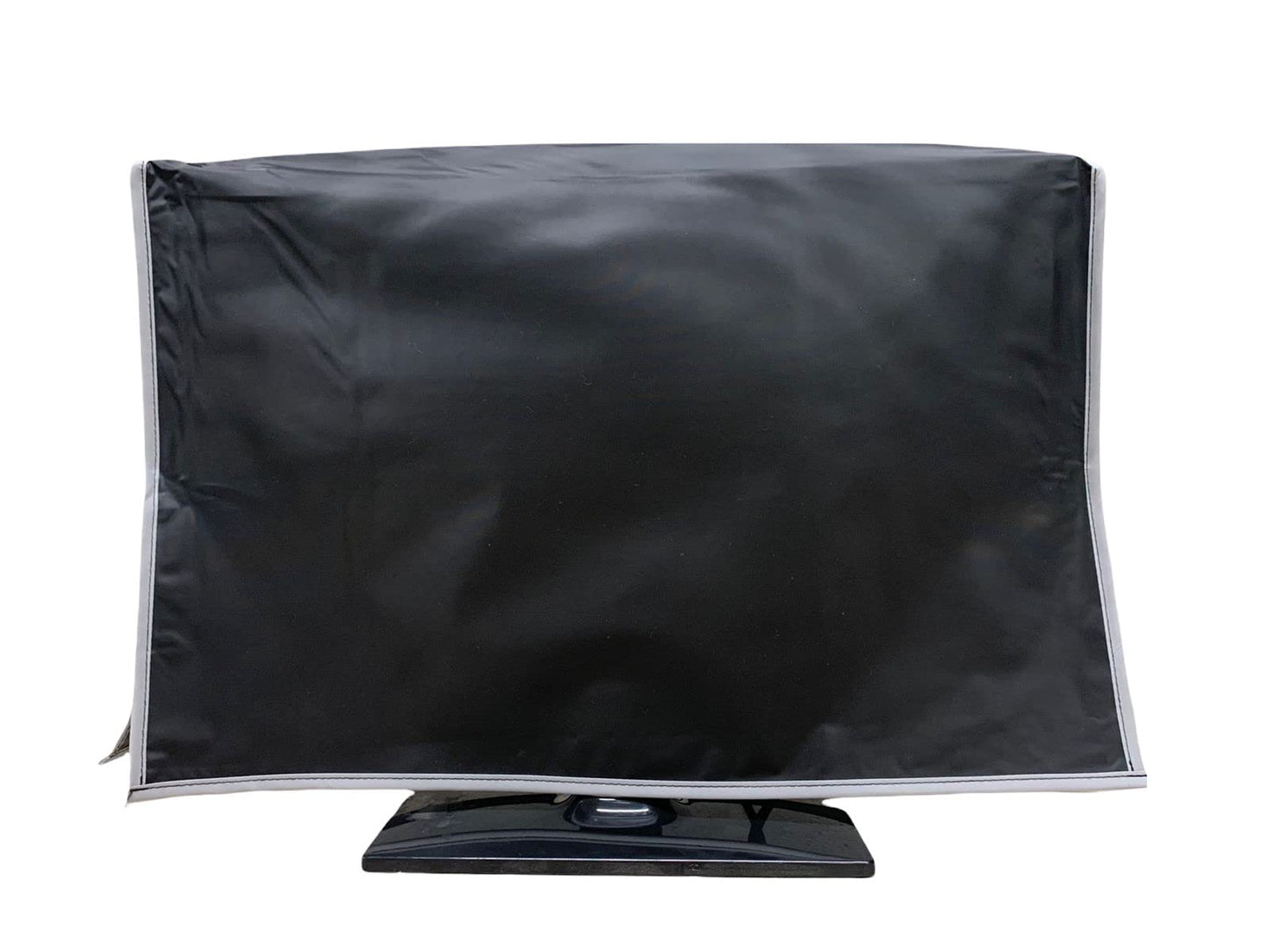 The Perfect Dust Cover, Black Nylon Cover Compatible with 24-inch LED/LCD Monitors, Anti Static and Waterproof Monitor Dust Cover Dimensions 23''W x 3''D x 16''H by The Perfect Dust Cover