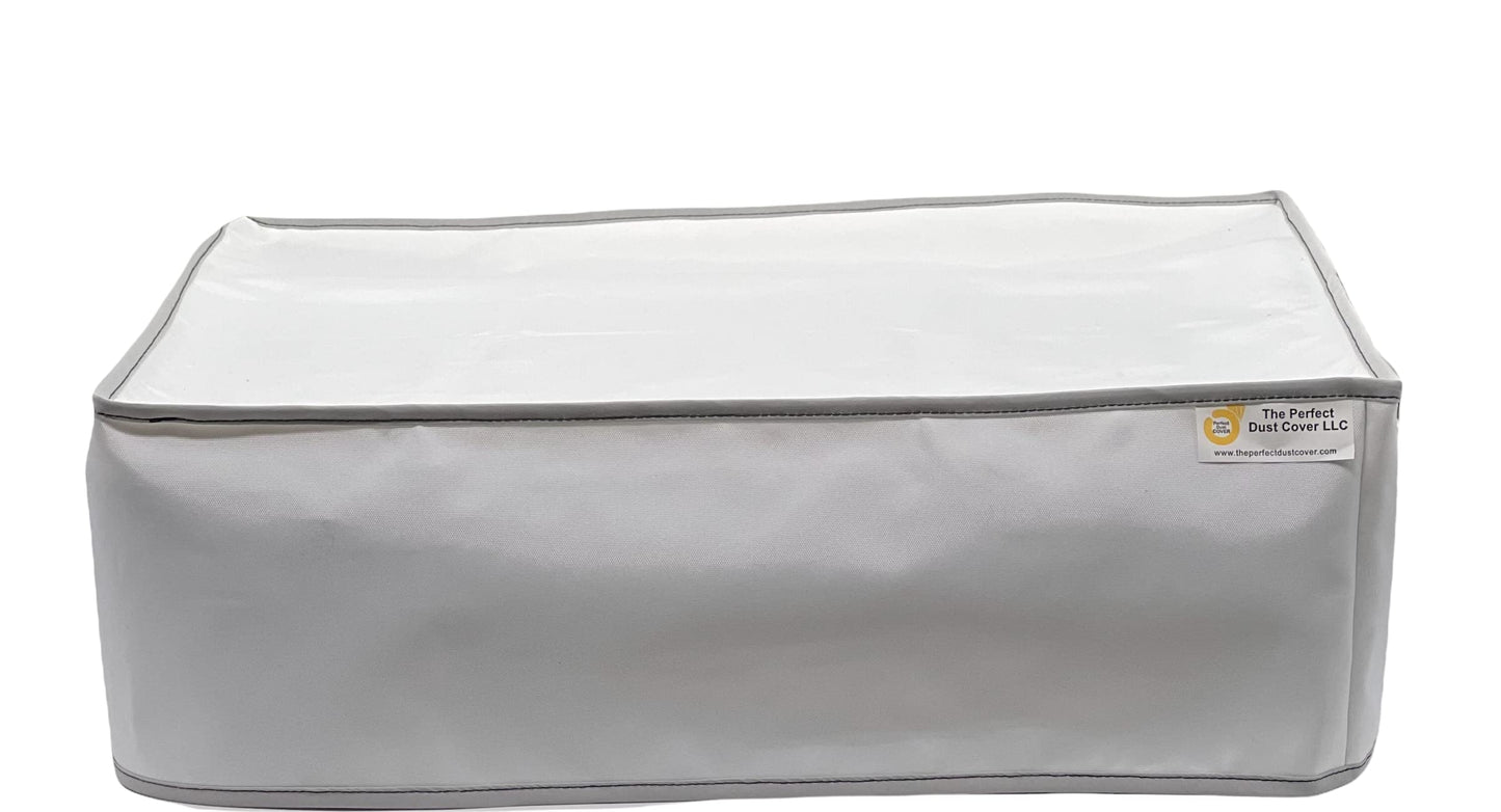 The Perfect Dust Cover, White Nylon Cover Compatible with HP ENVY 6055 All-in-One Printer, Anti-Static and Waterproof Dust Cover Dimensions 17.1''W x 14.21''D x 5.2''H by The Perfect Dust Cover LLC