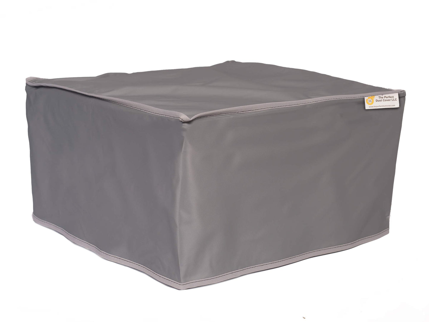 The Perfect Dust Cover, Silver Gray Vinyl Cover for HP Laserjet M404dn Laser Printer, Anti Static Waterproof Cover Dimensions 15'W x 14.06''D x 8.5''H by The Perfect Dust Cover LLC