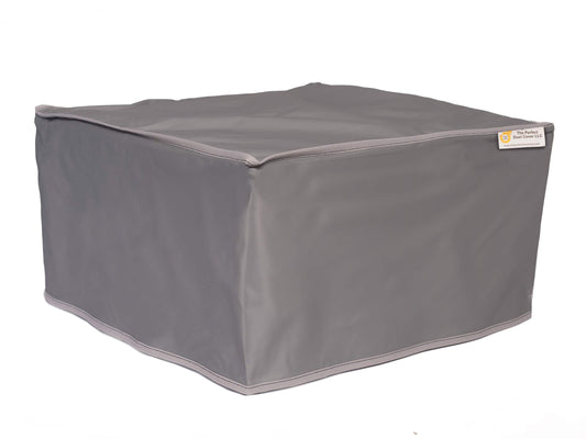 The Perfect Dust Cover, Silver Gray Vinyl Cover for HP Laserjet Pro MFP M281fdw Wireless Color Printer, Anti Static Waterproof, Dimensions 16.5''W x 16.6''D x 13.2''H by The Perfect Dust Cover LLC