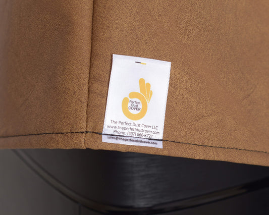 The Perfect Dust Cover, Tan Padded Cover Compatible with Sur La Table 13-Quart Multifunctional Air Fryer Model SLT-1818, Anti Static and Waterproof Dust Cover Dimensions 14.1'W x 14''D x 14.5''H by The Perfect Dust Cover LLC