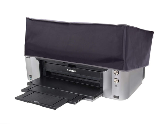 The Perfect Dust Cover, Heavy Duty Cover Compatible with Canon Pixma PRO-100 Wireless Inkjet Printer, Black Nylon Anti Static Cover Dimensions 27.2''W x 15.2''D x 8.5''H by The Perfect Dust Cover LLC
