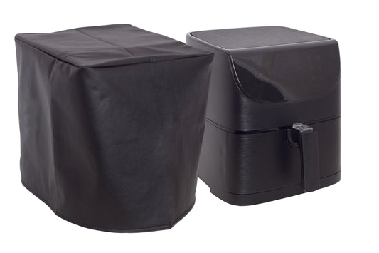 The Perfect Dust Cover, Black Padded Cover Compatible with Power AirFryer Pro Plus Model CM-003 6-Quart Air Fryer Oven Plus, Anti-Static and Waterproof Dust Cover Dimensions 13.4'W x 15''D x 14.6''H by The Perfect Dust Cover LLC