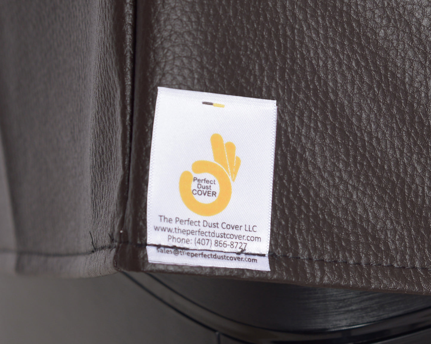 The Perfect Dust Cover, Brown Padded Cover Compatible with Ninja Speedi Rapid Cooker & Air Fryer, Anti-Static, Double Stitched and Waterproof Dust Cover Dimensions 13.8''W x 14''D x 12.4''H by The Perfect Dust Cover LLC