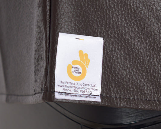 The Perfect Dust Cover, Brown Padded Cover Compatible with Power AirFryer Pro Plus Model CM-003 6-Quart Air Fryer Oven Plus, Anti-Static and Waterproof Dust Cover Dimensions 13.4'W x 15''D x 14.6''H by The Perfect Dust Cover LLC